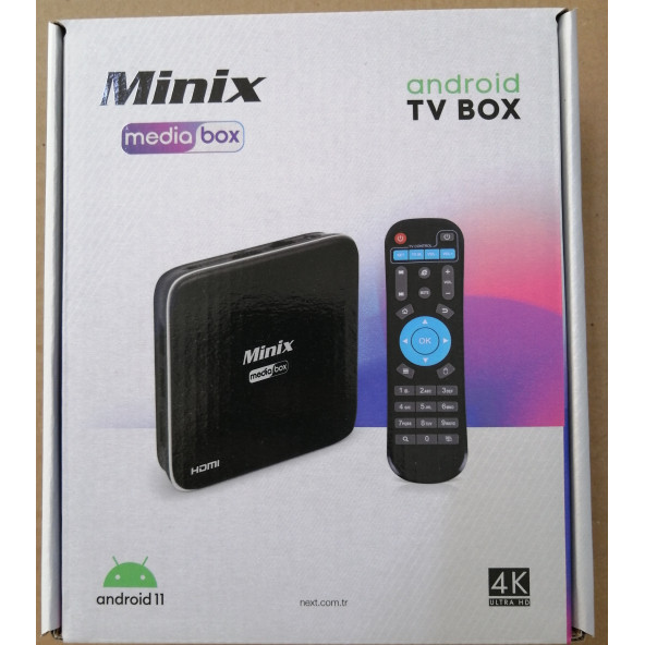 Next Minix Mediabox 4K Android 11 TV BOX