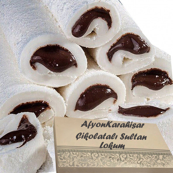 1000 gr Çikolatalı Sultan Lokum Afyonkarahisar
