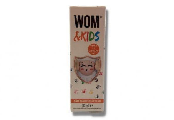 Wom & Kids Hamile ve Çocuklar İçin Ağız Bakım Solüsyonu 20 ml