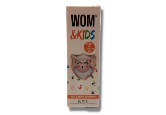 Wom & Kids Hamile ve Çocuklar İçin Ağız Bakım Solüsyonu 20 ml