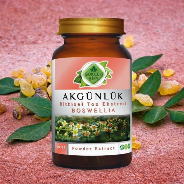 Akgünlük Toz Ekstresi (Boswellia Serrata)100 gr. Cam Kavanoz - 2