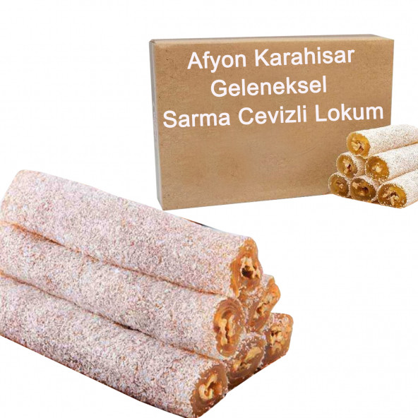 750 gr Sarma Cevizli Lokum Afyonkarahisar