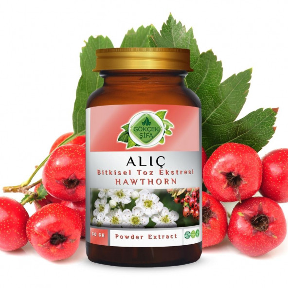 Alıç Toz Ekstresi (Crataegus Monogyna)80 gr. Cam Kavanoz - 2