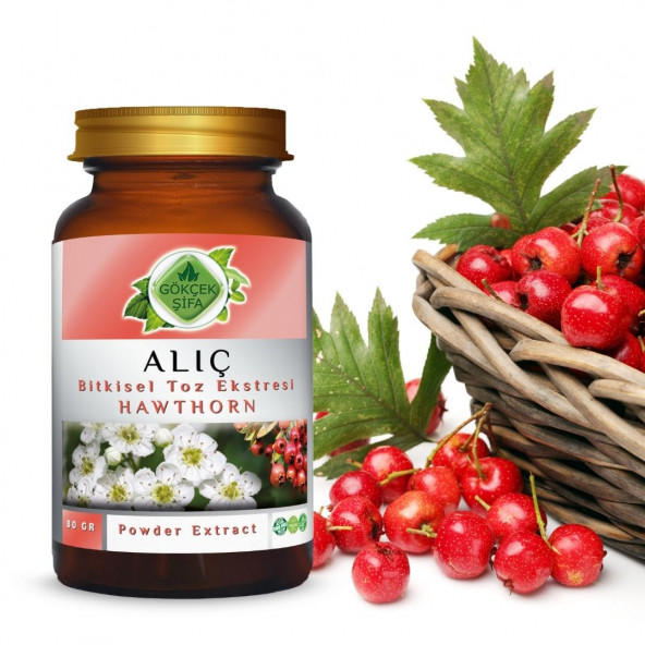 Alıç Toz Ekstresi (Crataegus Monogyna)80 gr. Cam Kavanoz - 4