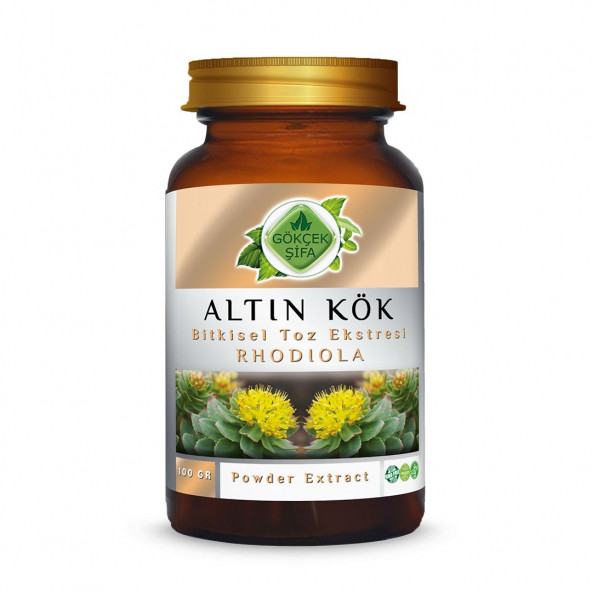 Altın Kök (Rhodiola) Toz Ekstresi 100 gr. Cam Kavanoz