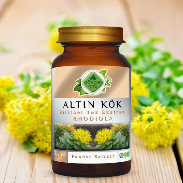Altın Kök (Rhodiola) Toz Ekstresi 100 gr. Cam Kavanoz - 5
