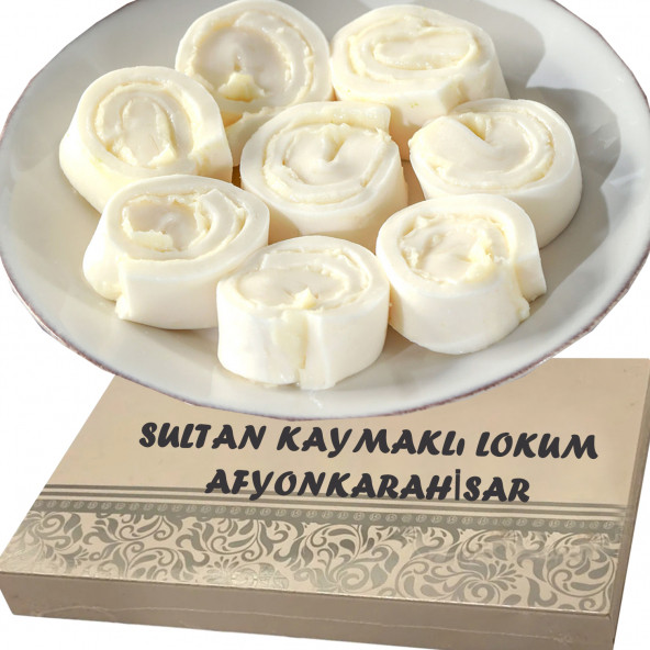 1000 gr Sultan Kaymaklı Lokum Afyonkarahisar