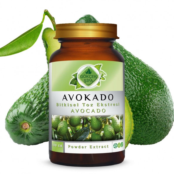 Avokado Toz Ekstresi (Persea americana)100 gr. Cam Kavanoz - 11