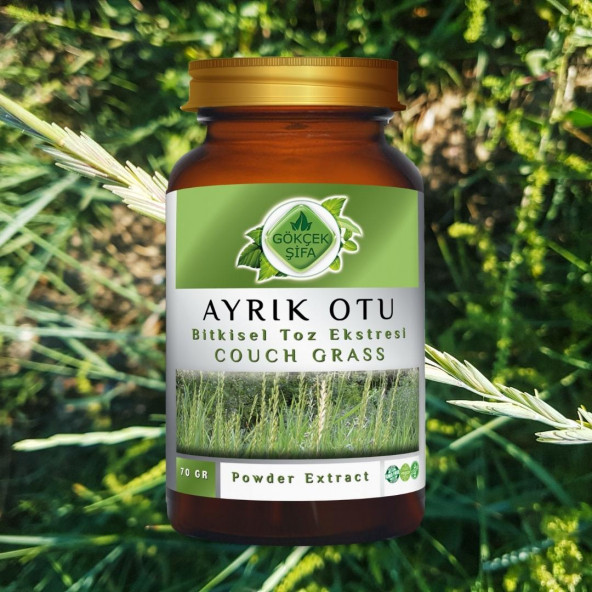 Ayrık Otu Toz Ekstresi (Elymus Repens)70 gr. Cam Kavanoz - 2