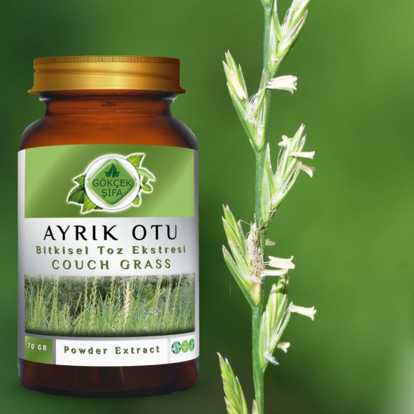 Ayrık Otu Toz Ekstresi (Elymus Repens)70 gr. Cam Kavanoz - 3