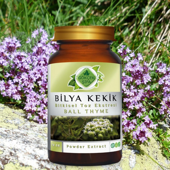 Bilya Kekik Toz Ekstresi (Thymus Vulgaris)70 gr. Cam Kavanoz - 7
