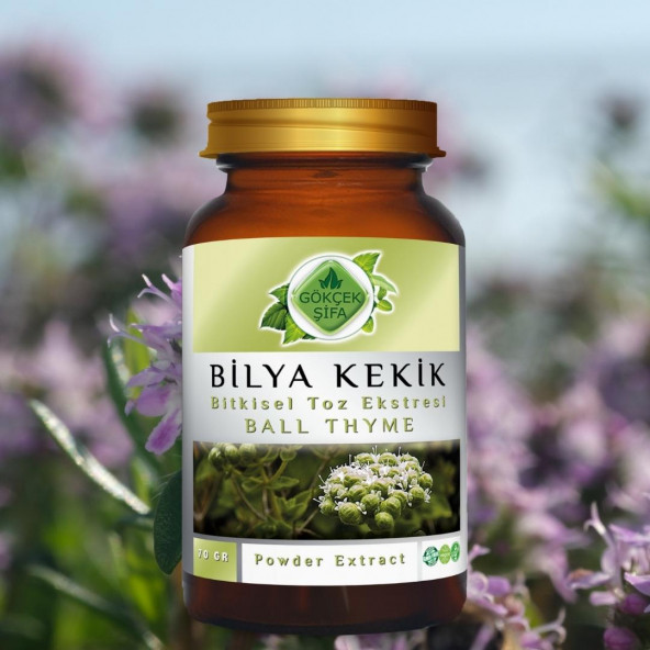 Bilya Kekik Toz Ekstresi (Thymus Vulgaris)70 gr. Cam Kavanoz - 8