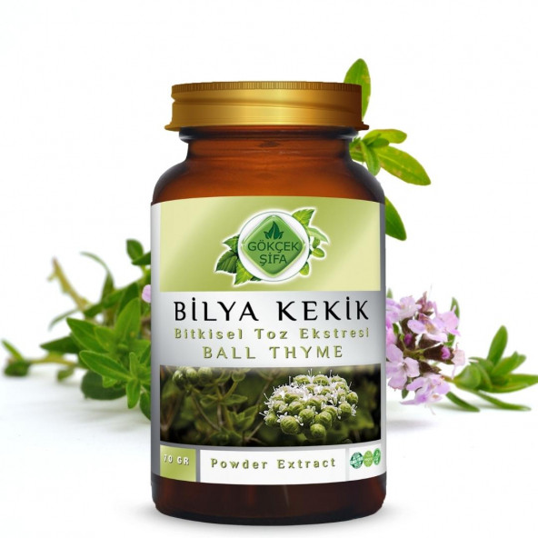 Bilya Kekik Toz Ekstresi (Thymus Vulgaris)70 gr. Cam Kavanoz - 9