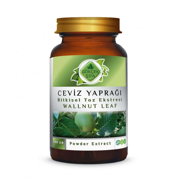 Ceviz Yaprağı Toz Ekstresi (Juglans Regia L.)100 gr. Cam Kavanoz
