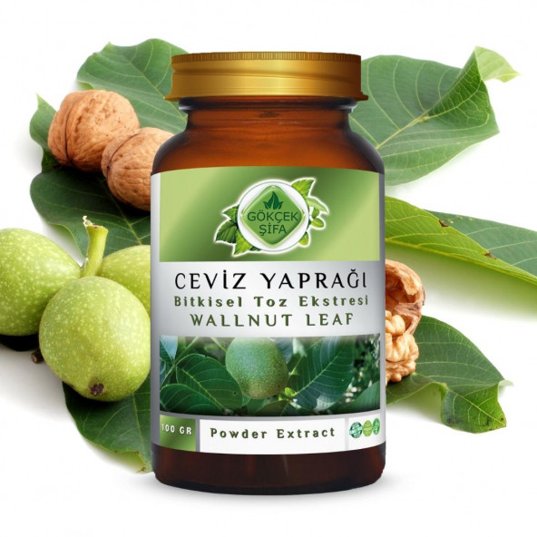 Ceviz Yaprağı Toz Ekstresi (Juglans Regia L.)100 gr. Cam Kavanoz - 2