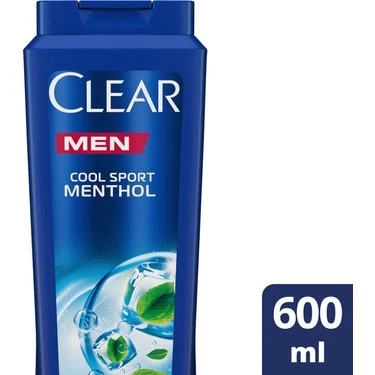 Clear Men Cool Sport Menthol Erkek Şampuanı 600 Ml - 2
