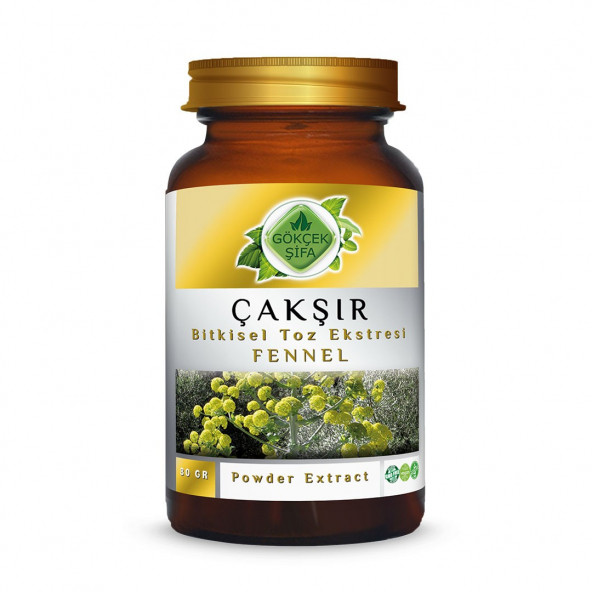 Çakşır Kökü Toz Ekstresi 80 gr. Cam Kavanoz - 1