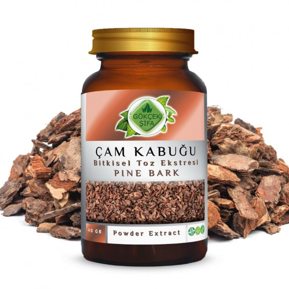 Çam Kabuğu Toz Ekstresi (Pinus Pinaster Aiton) 40 gr. Cam Kavanoz - 7