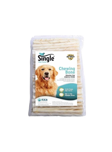 SİNGLE BURGU ÇUBUK 12cm 6gr 100 lÜ Beyaz