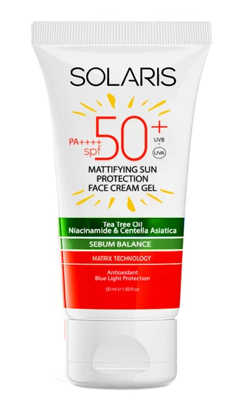 Solaris Yağlı CiltlerJel Güneş Kremi SPF50+ (50ml)