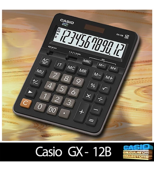 Casio GX-12B 12 Haneli Masaüstü Hesap Makinesi - 3