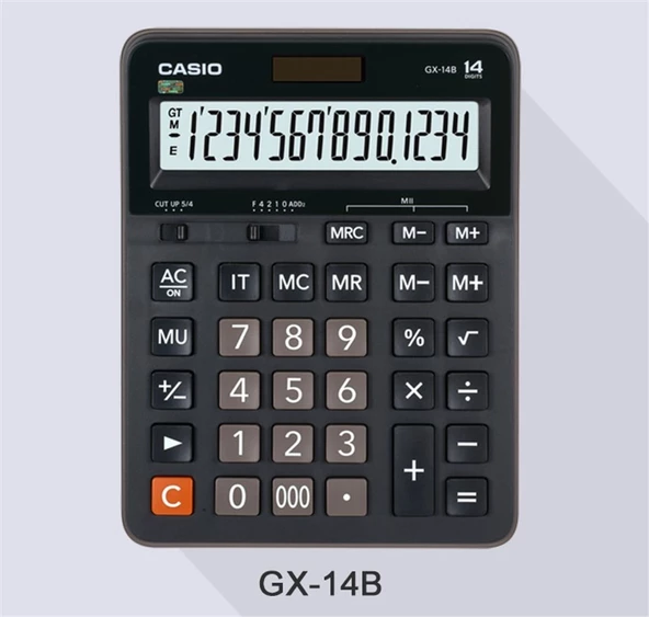 Casio GX-14B 14 Haneli Masaüstü Hesap Makinesi