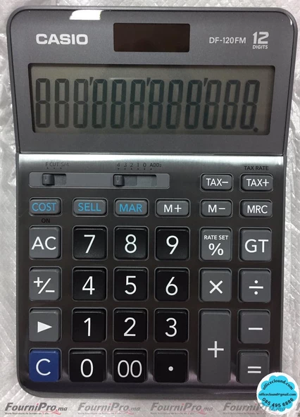 Casio DF-120FM 12 Hane Masaüstü Hesap Makinesi - 4