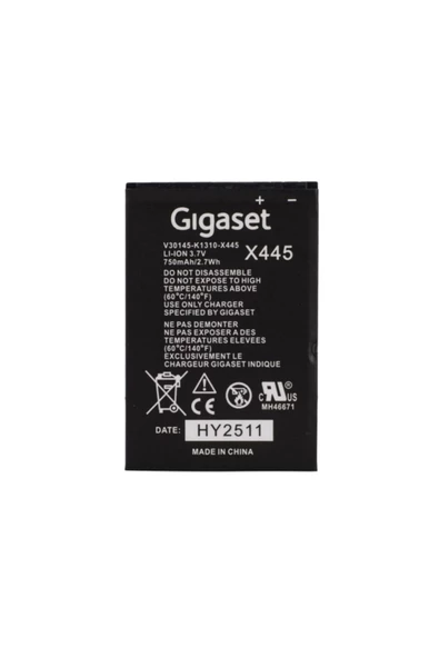 Gigaset X445 Batarya