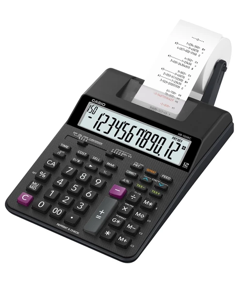 Casio HR-100RC 12 Digit Şeritli Hesap Makinesi - 2