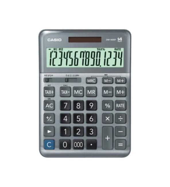 Casio Dm-1400F Masa Tipi 14 Hane Hesap Makinesi - Resim 3