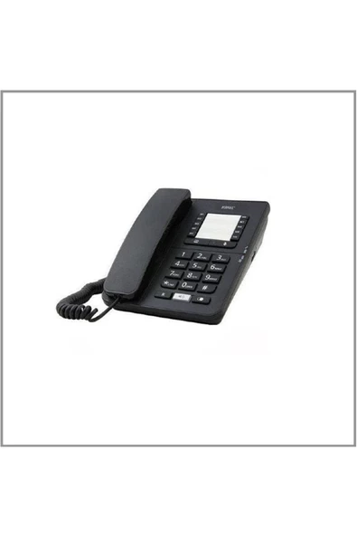 Karel TM142 Hafızalı Masaüstü Kablolu Telefon Siyah