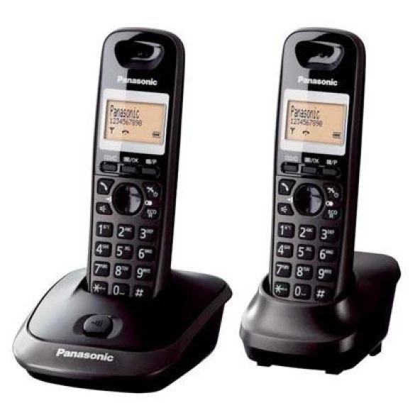Panasonic KX-TG2512 Çift Ahizeli Telsiz Telefon