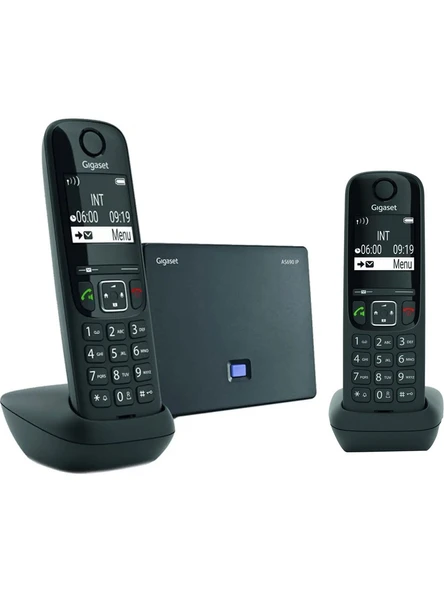 Gigaset AS690 IP Duo Dect Telsiz Telefon - Resim 2