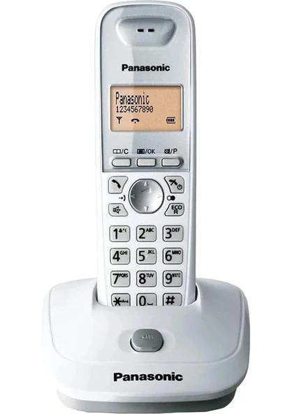 Panasonic KX-TG2511 Beyaz Telsiz Telefon - Resim 4