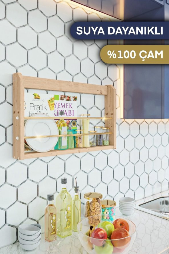 Bino Montessori Kitaplık Çalışma Odası Kitaplık Duvar Rafı Çocuk Odası Raf Oyuncak Rafı Bebek Odası - 5
