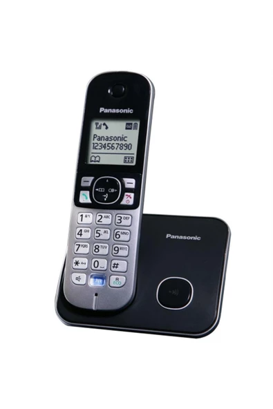Panasonic Dect Telefon KX-TG6811 (Elektrik Kesintisinde Konuşabilme) SIYAH - Resim 3