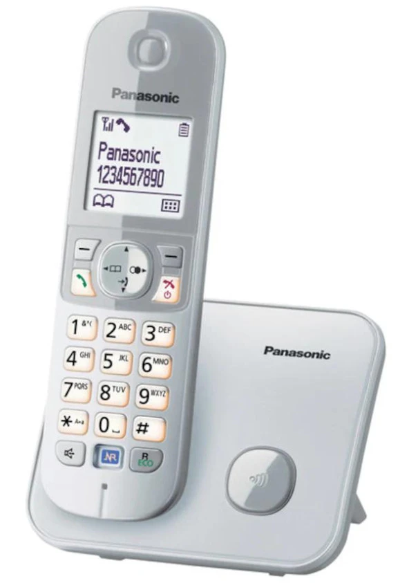 Panasonic Dect Telefon KX-TG6811 (Elektrik Kesintisinde Konuşabilme) BEYAZ