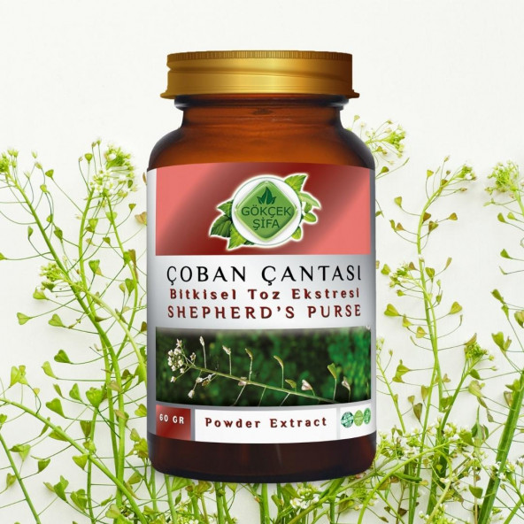 Çoban Çantası Toz Ekstresi (Capsella bursa-pastoris) 60 gr. Cam Kavanoz - 7