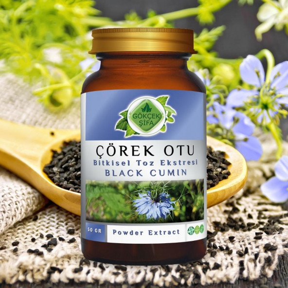 Çörek Otu Toz Ekstresi (Nigella sativa L.)50 gr. Cam Kavanoz - 8