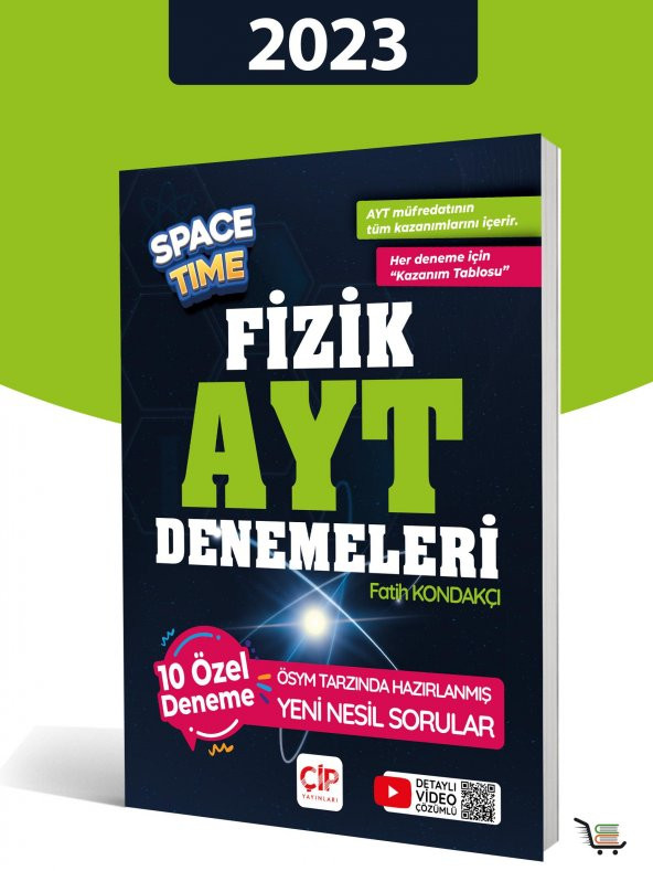 Çip Yayınları 2023 AYT Fizik 10lu Deneme Tatmı Video Çözümlü Fatih Kondakçı
