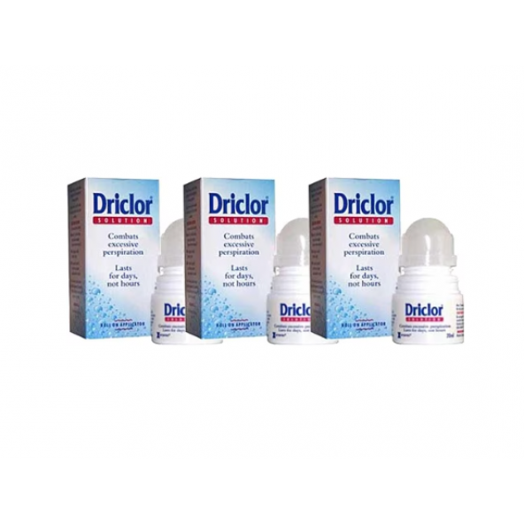 Driclor Anti Perspirant 20 ml 3 Adet Roll-On