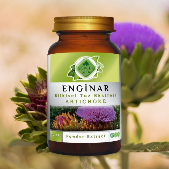 Enginar Toz Ekstresi (Cynara scolymus)70 gr. Cam Kavanoz - 2