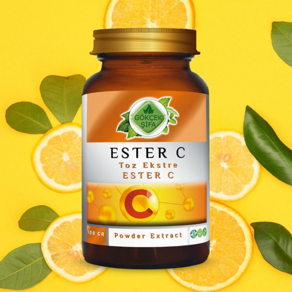 Ester C Toz Ekstresi 100 gr. Cam Kavanoz - 2