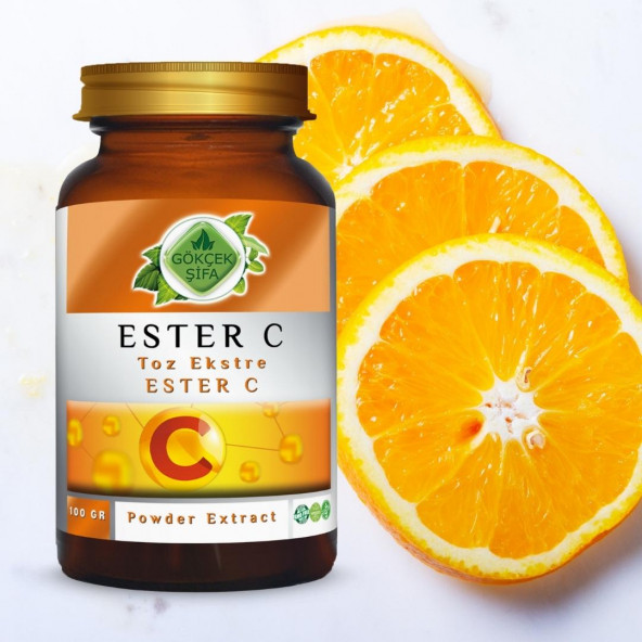 Ester C Toz Ekstresi 100 gr. Cam Kavanoz - 6