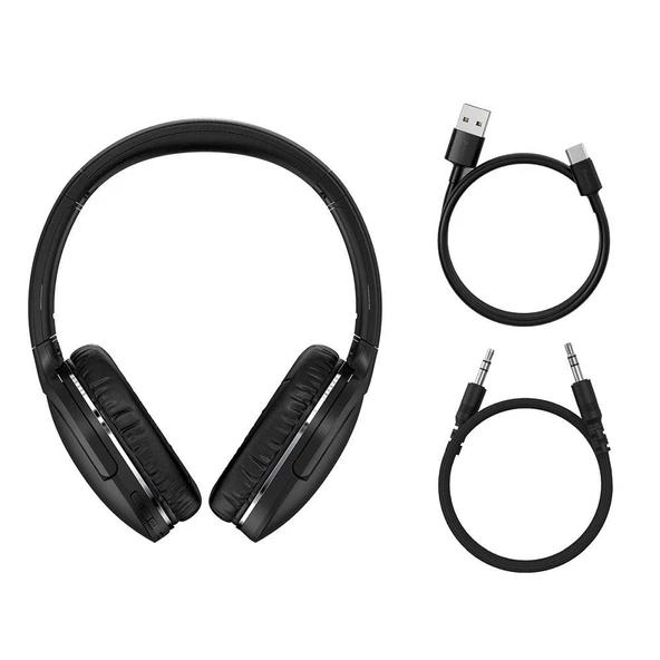 Baseus Pro Pods Çift Telefon Destekli 450Mah BT5.0V Kafaüstü Bluetooth Kulaklık Katlanabilir Tasarım - 4