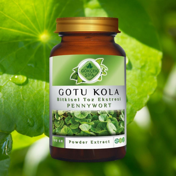 Gotu Kola Toz Ekstresi (Centella asiatica)100 gr. Cam Kavanoz - 5