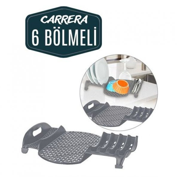TransForMacion 6 ADET Carrera GRİ Bulaşıklık Organizer