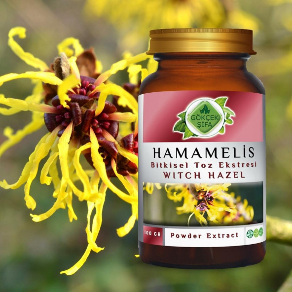 Hamamelis Toz Ekstresi 100 gr. Cam Kavanoz - 3