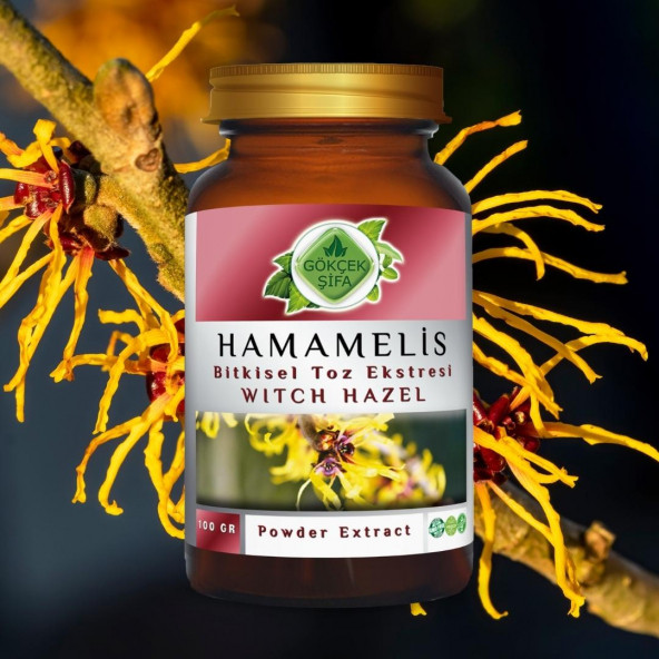 Hamamelis Toz Ekstresi 100 gr. Cam Kavanoz - 5