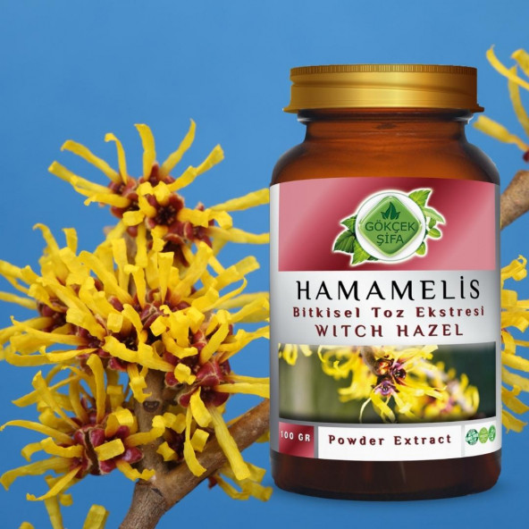 Hamamelis Toz Ekstresi 100 gr. Cam Kavanoz - 7